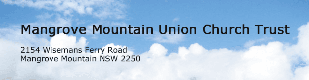 Mangrove Mountain Union Church cover