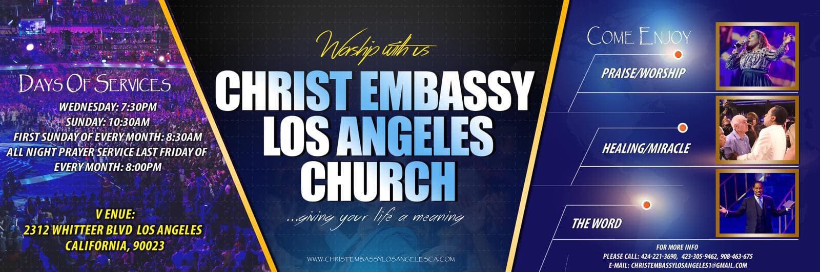ChristEmbassy | Christ Embassy Los Angeles |Giving your life a meaning cover
